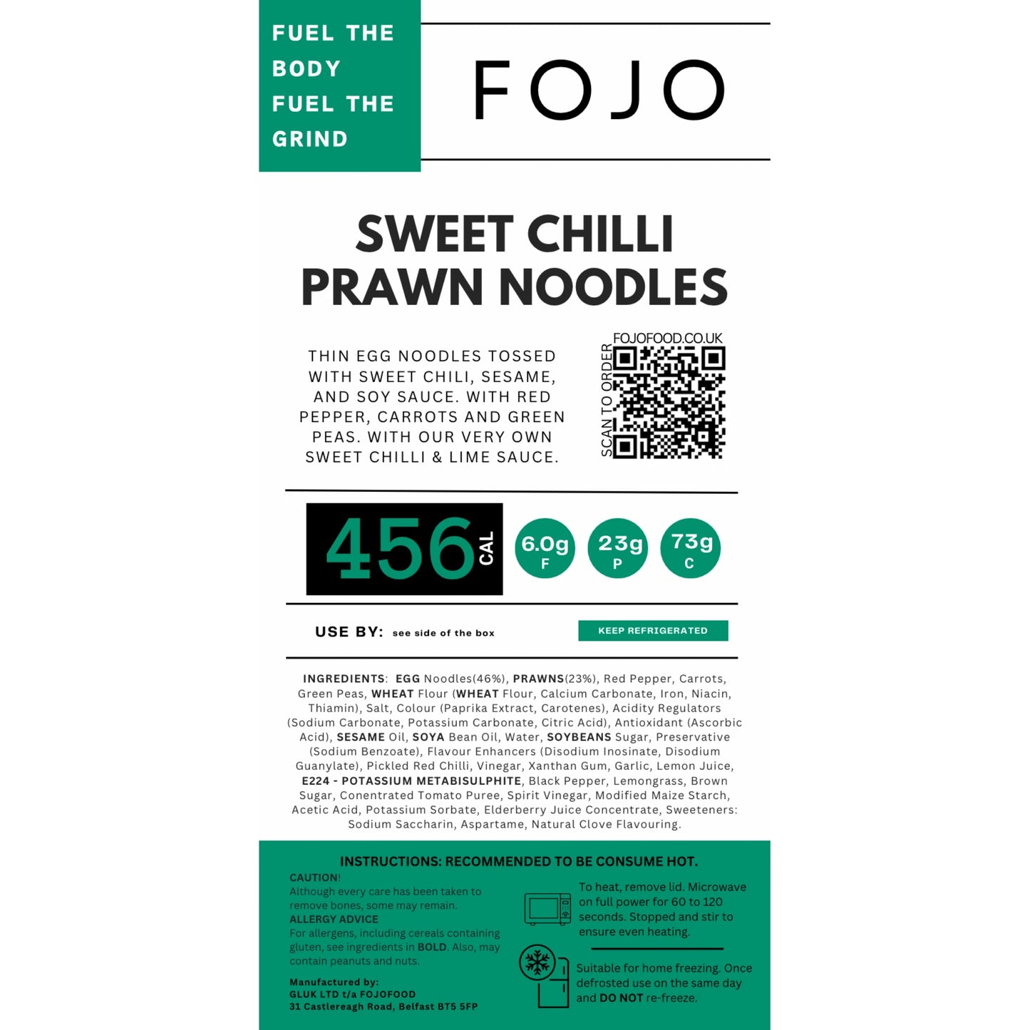 Prawn Sweet Chilli Noodles