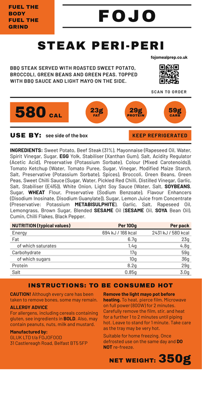 Steak Peri Peri
